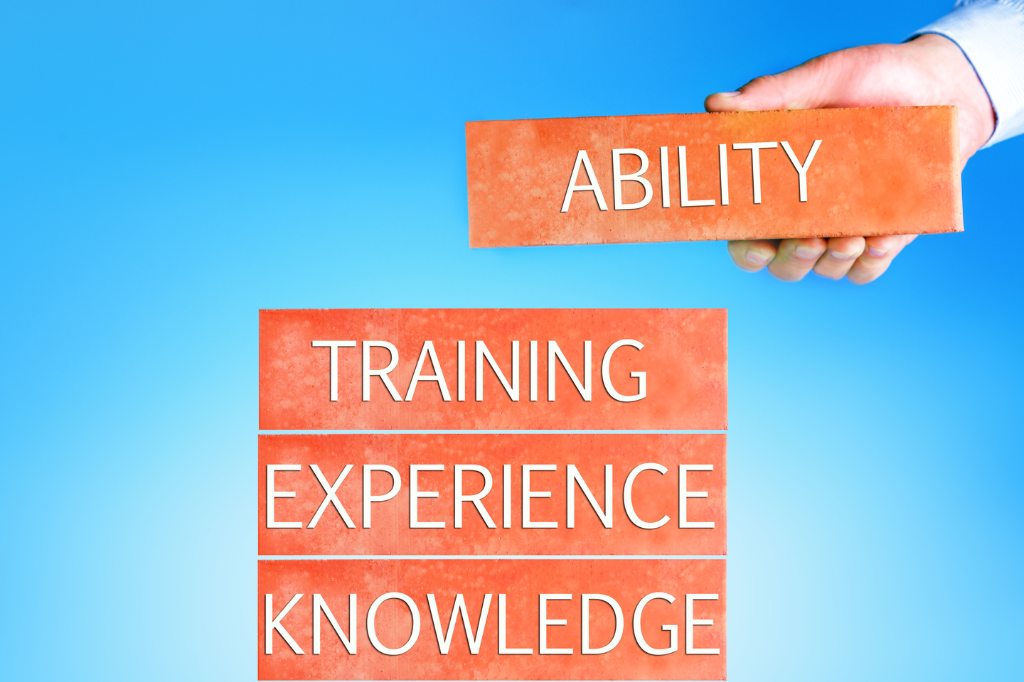 Businessman With Wording Abilities, Training, Knowledge, Experience.